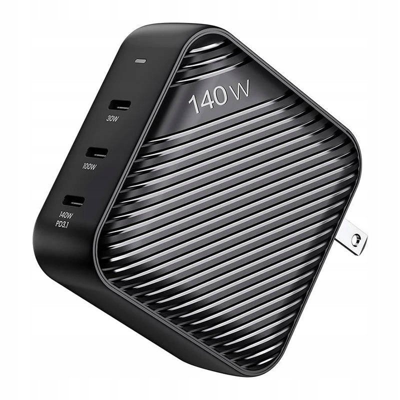 Invzi GaNHub 140W Usb-c Charger Black