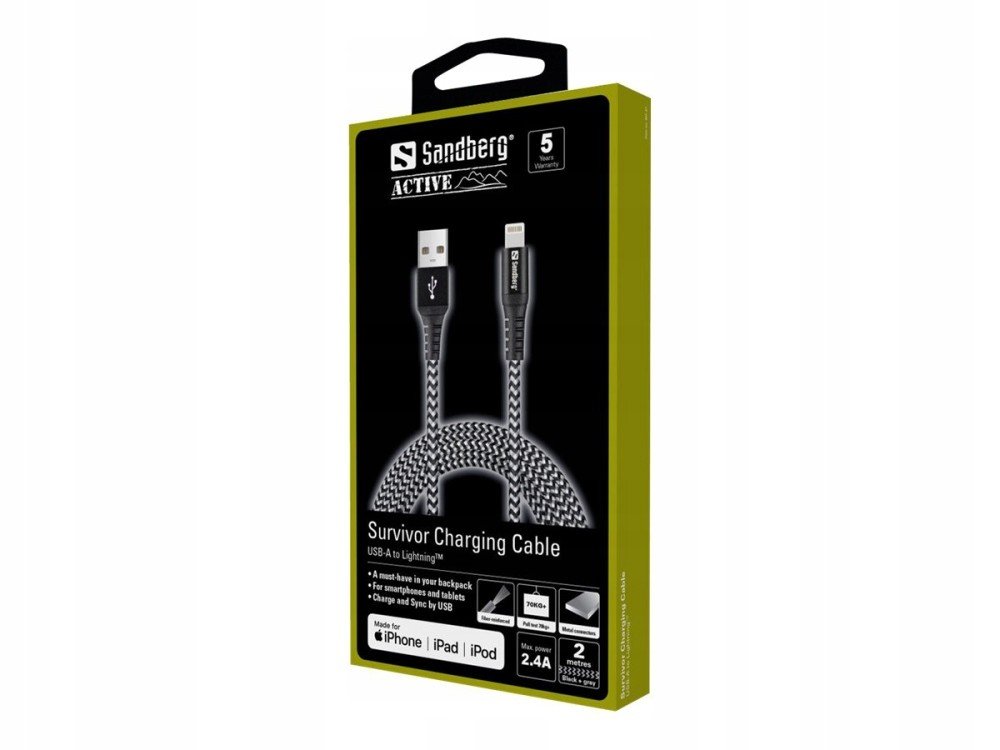 Sandberg 441-41 Usb A Lightning kabel 2m