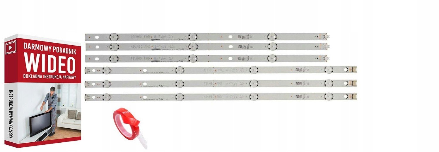 Led Lišty Lg 49LH604V 49LH615V 49LH630V