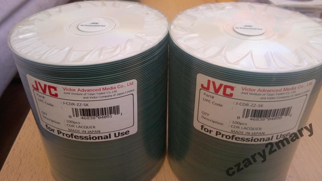 Jvc Cd-r Printable Pro Azurová Japan 100ks