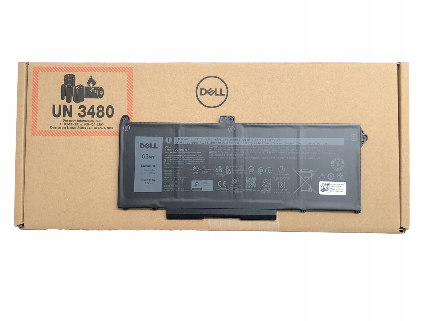 Dell Latitude 5520 Nový Originální RJ40G 63Wh