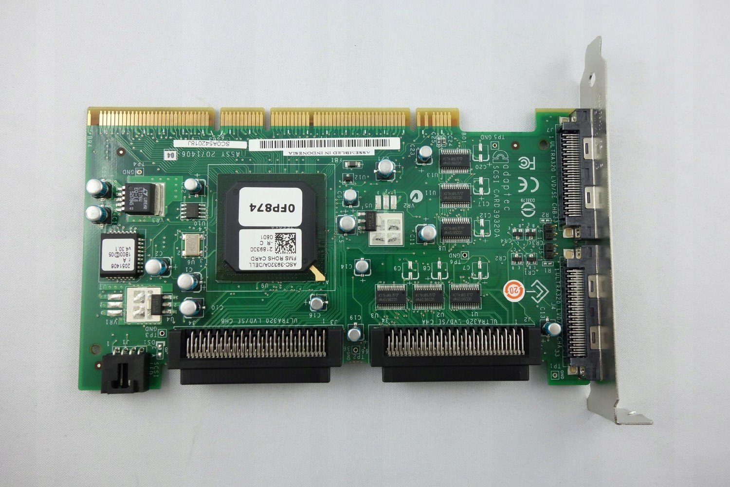 Dell 0FP874 Scsi Raid Controller Pci-x ASC-39320A