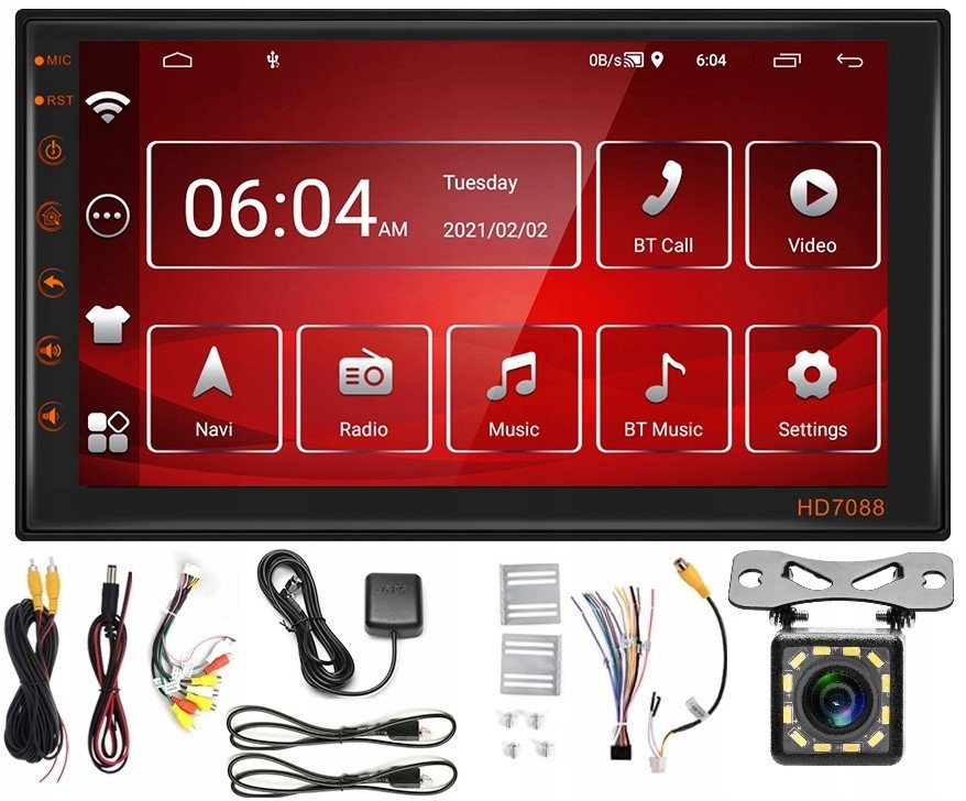 Autorádio 2 Din Android Gps Wifi 7