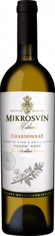 Mikrosvín Mikulov Chardonnay Pozdní sběr Fower line 2021 0,75 l