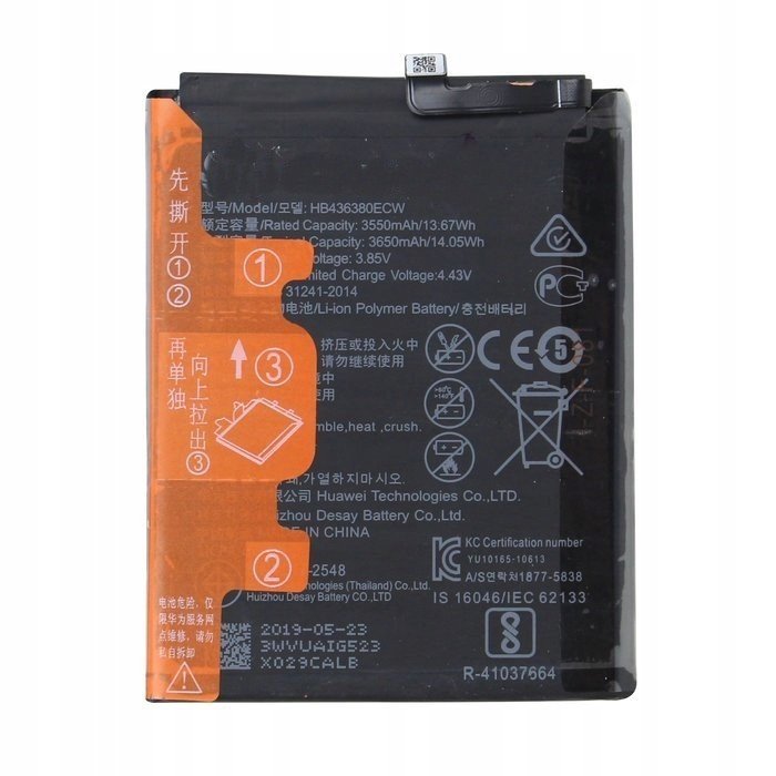 3650mAh Baterie Ory Huawei P30