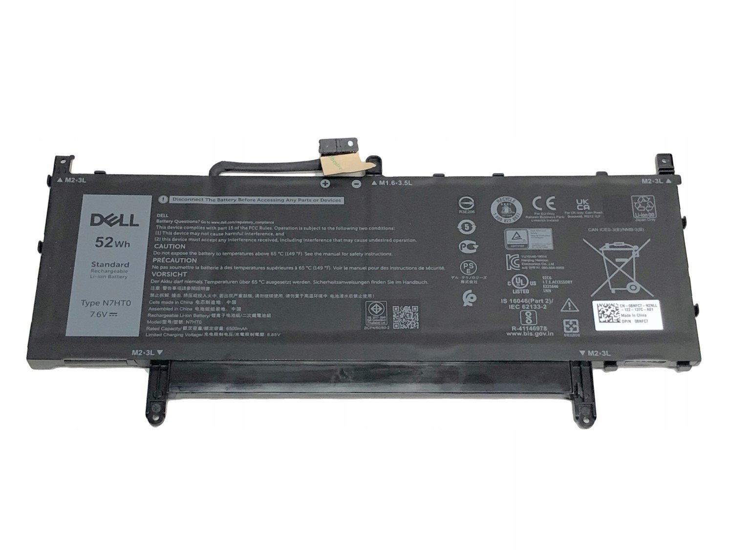 Dell Latitude 9510 nový originální 52W N7HT0