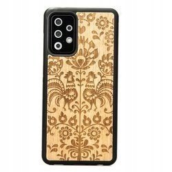 Dřevěné Pouzdro Pro Samsung Galaxy A72 5G Folk Case