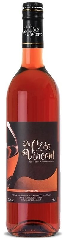 Bruno Marret La Côte de Vincent Rosé nealkoholické víno  0,75 l