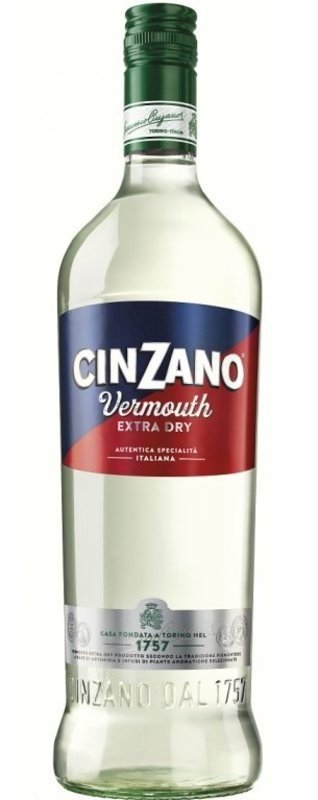 Cinzano Extra Dry 14,4% 1 l (holá láhev)