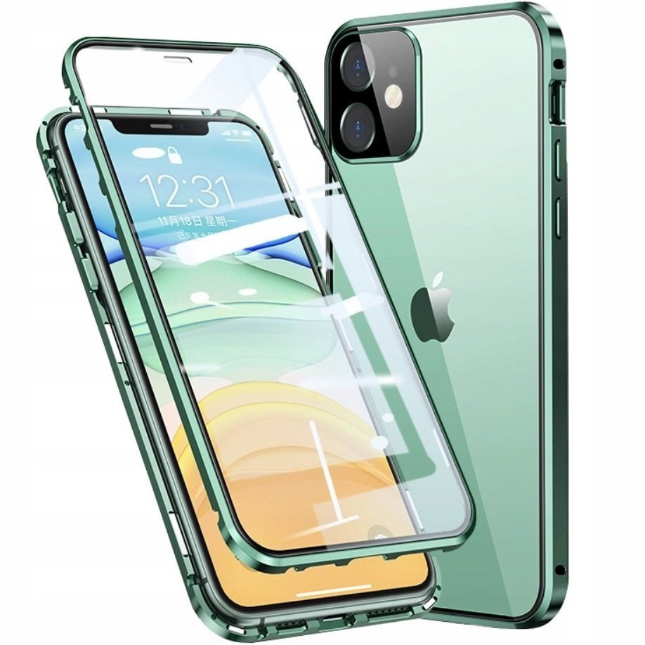 Magnetické pouzdro Dual Glass Case pro iPhone 11