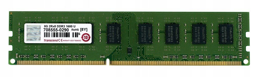 Transcend 8GB PC3-12800 DDR3 2Rx8 non-ECC Qnap