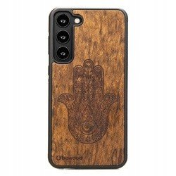 Dřevěné Pouzdro Pro Samsung Galaxy S23 Plus Hamsa