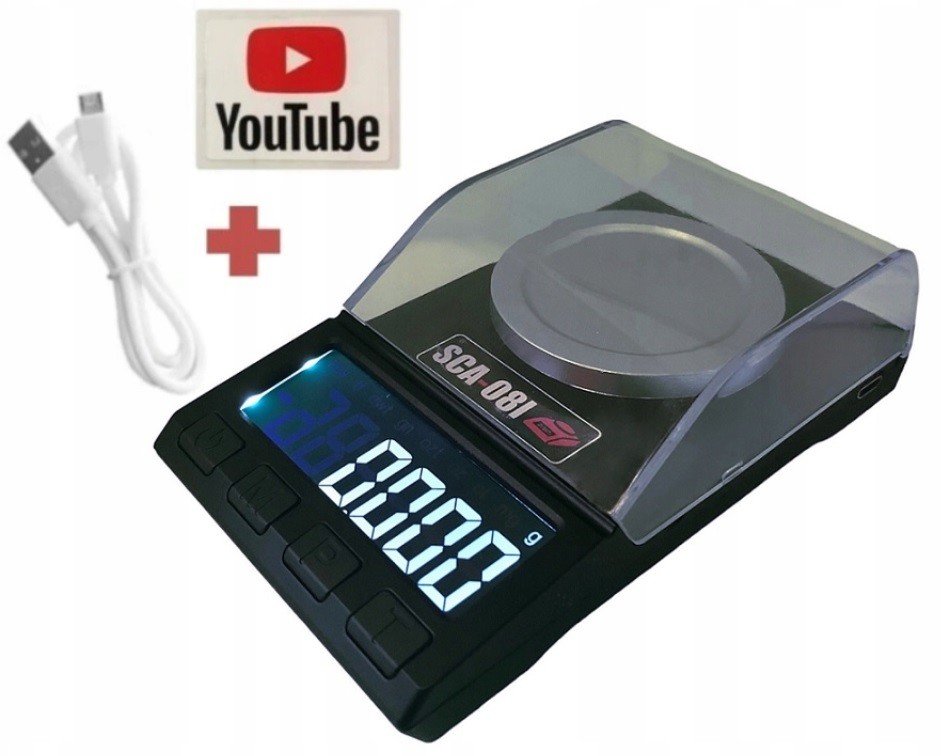 Elektronická klenotnická váha 50g 0.001g