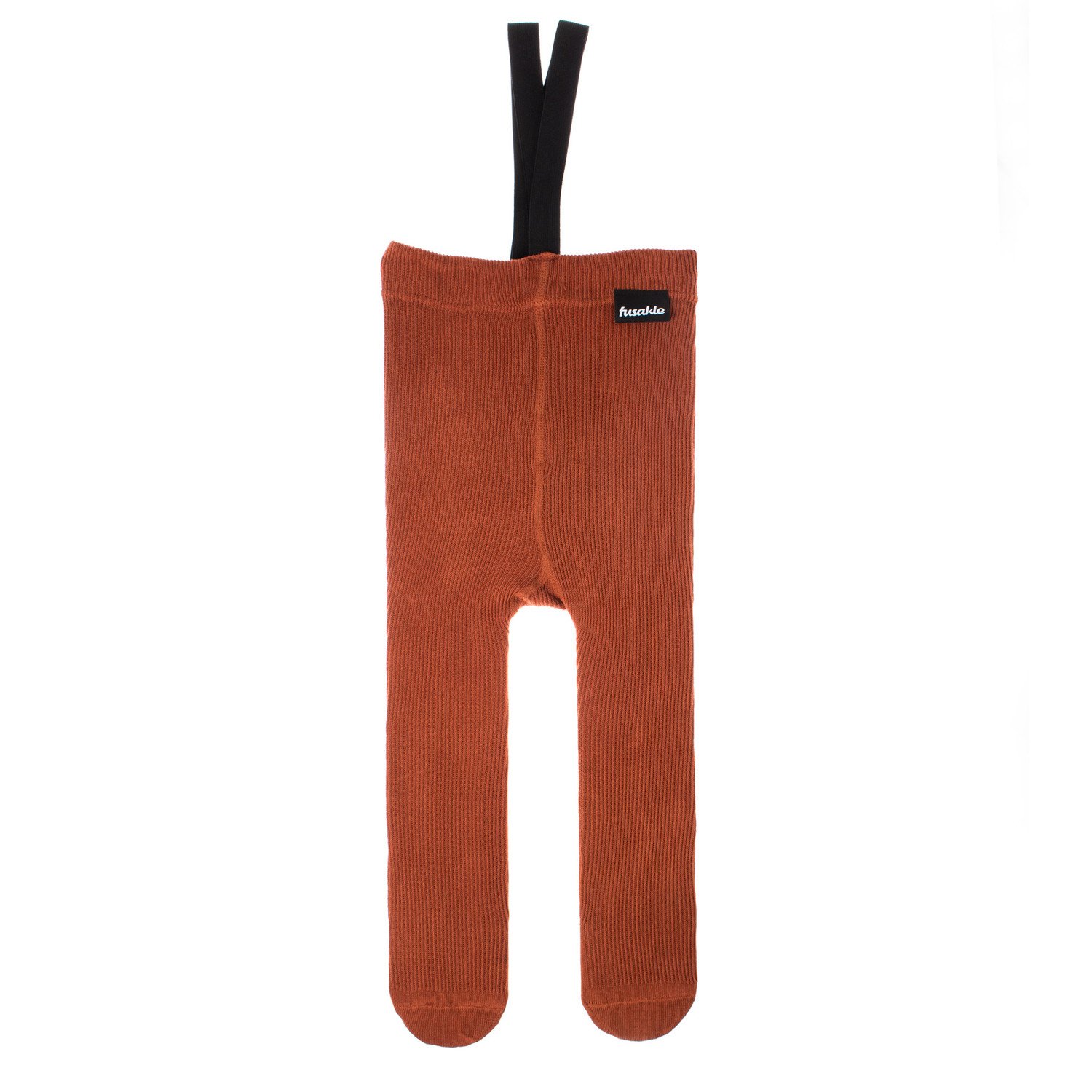 Dětské punčochy na kšandy terakotové Fusakle