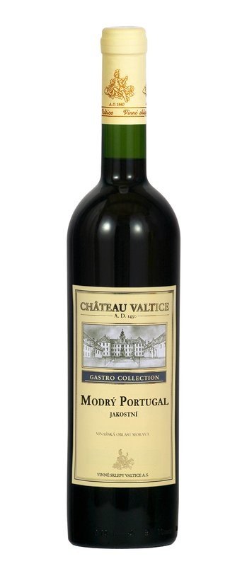 Chateau Valtice Modrý Portugal Jakostní 0,75 l