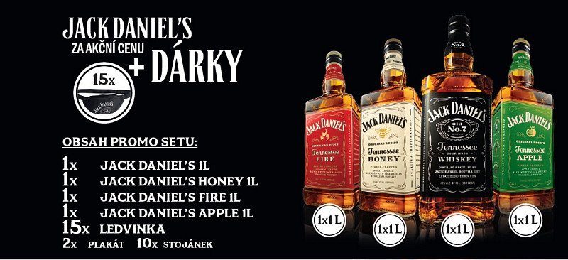 Jack Daniel's promo set + 15 ledvnika