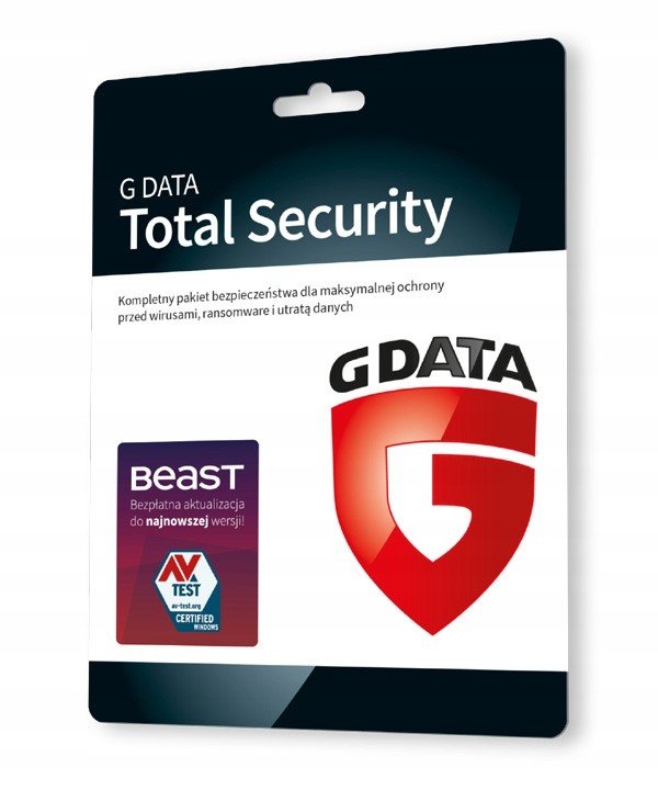 G Data Total Security Key Card 1 Pc 1 rok