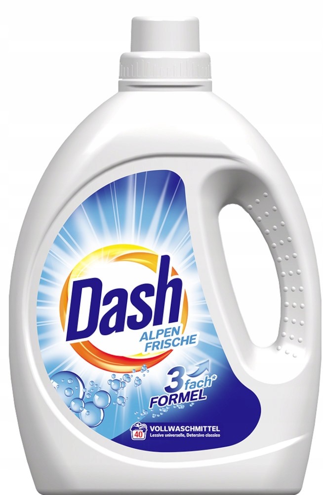 Dash Alpin Prací gel bílý 40 praní 2,2L De