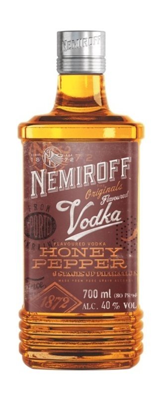 Nemiroff Honey Pepper 40% 0,7 l (holá láhev)