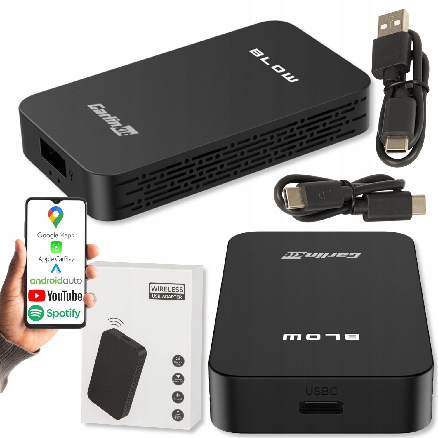 Univerzální Adaptér Carlink Carplay Android Auto