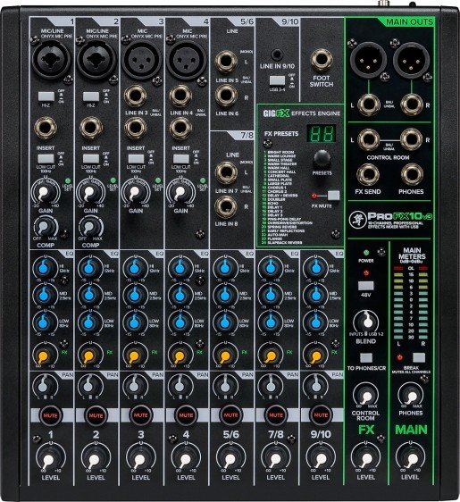 Mackie Profx 10 v 3 analogový mixážní pult