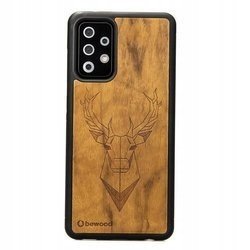 Dřevěné Pouzdro Pro Samsung Galaxy A72 5G Jelen Case