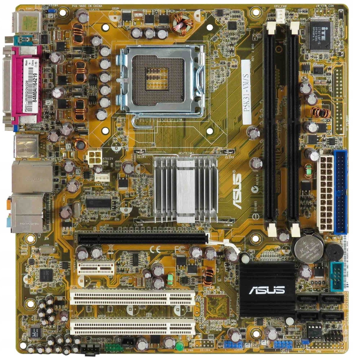 Asus P5K31-VM/S LGA775 Intel G33 Express 2x DDR2