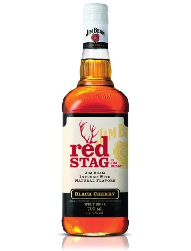 Jim Beam Red Stag Black Cherry 40% 0,7 l (holá láhev)