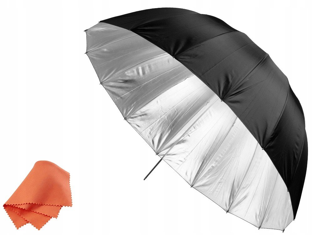 Parabolický deštník FreePower 16K 130cm, stříbrný