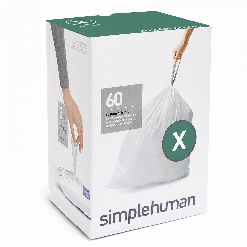 Pytle na odpadky Simplehuman CW0272 80 l 60 kusů