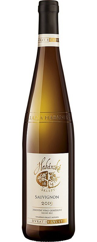 HABÁNSKÉ SKLEPY Sauvignon Jakostní 2019 0,75 l