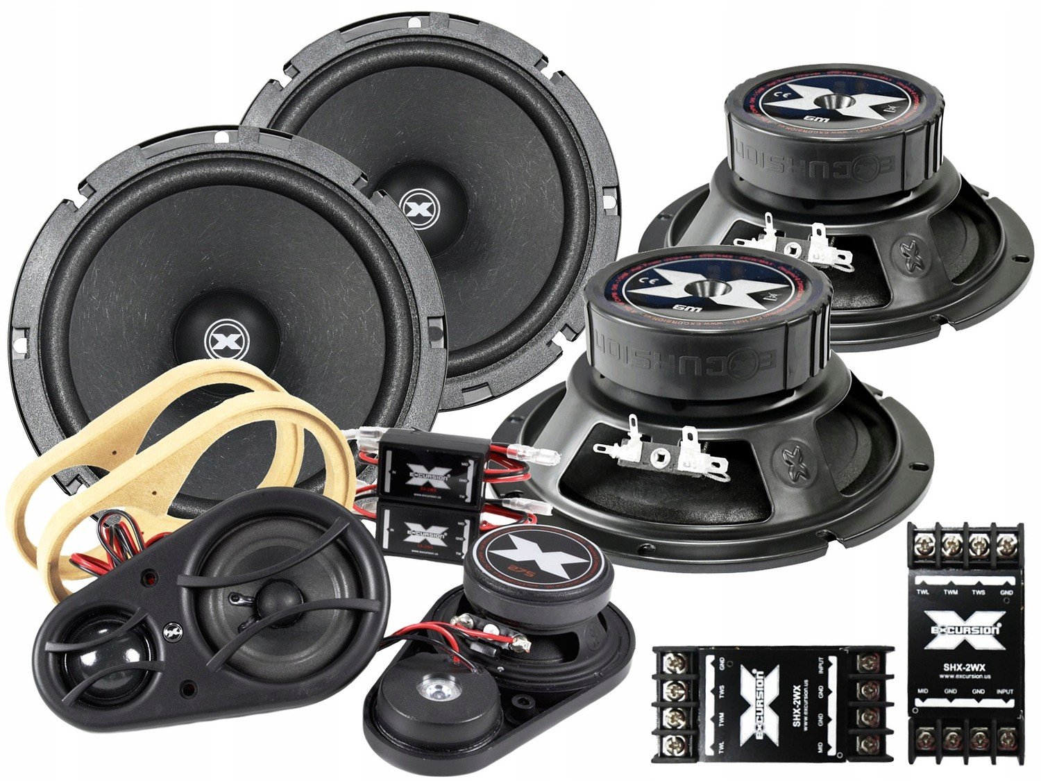 Reproduktory Excursion SHX-6.3C+dB 1.5ohm 400W 165mm