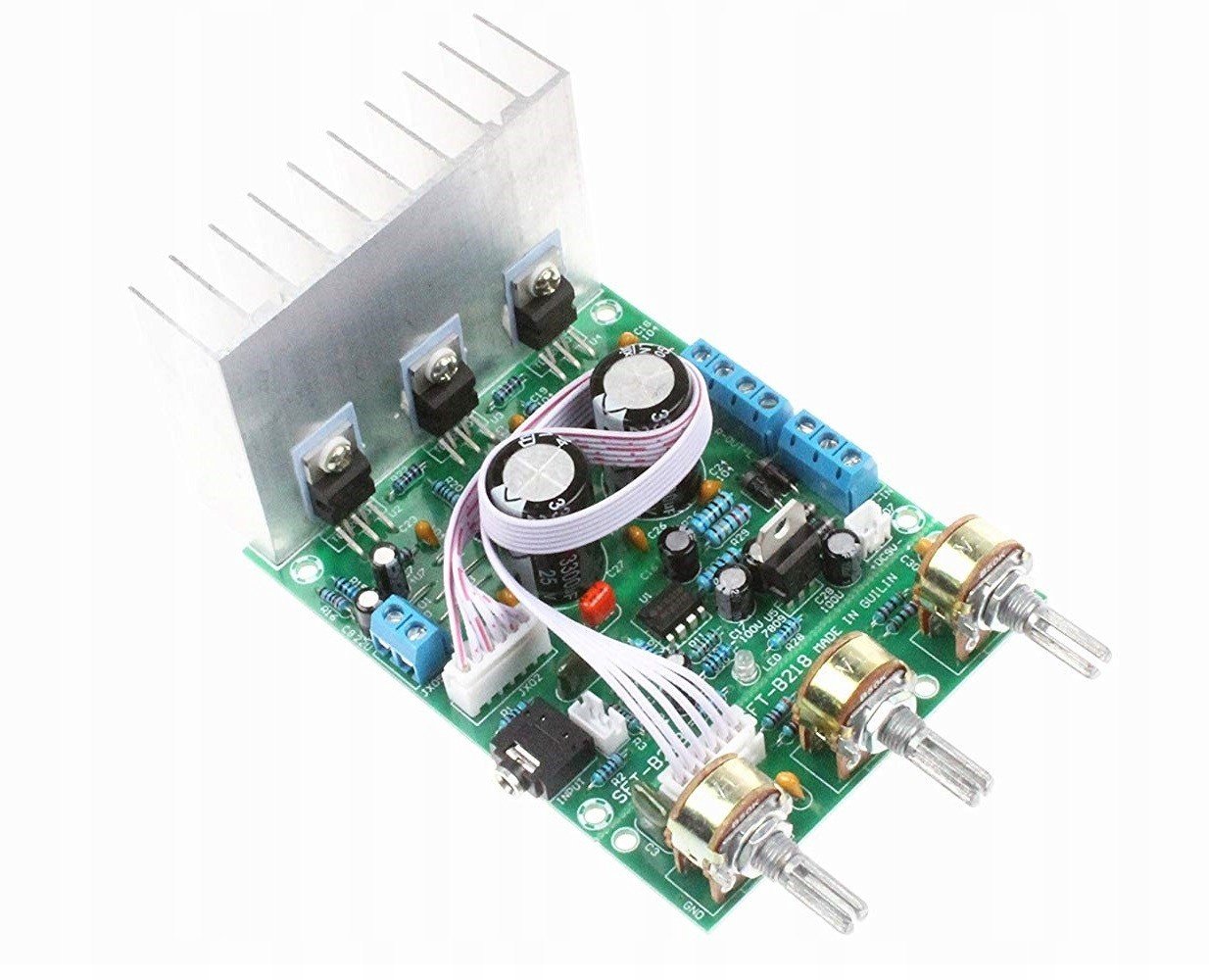 Audio zesilovač 2.1 2x18W 20W TDA2030 TDA2050