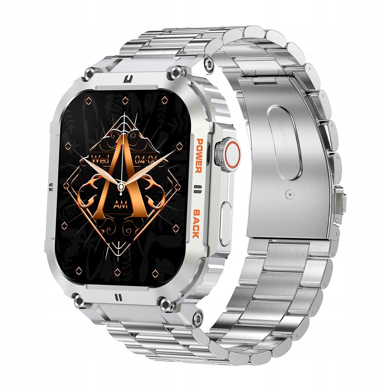 Chytré hodinky Gravity GT6-7 stříbrné