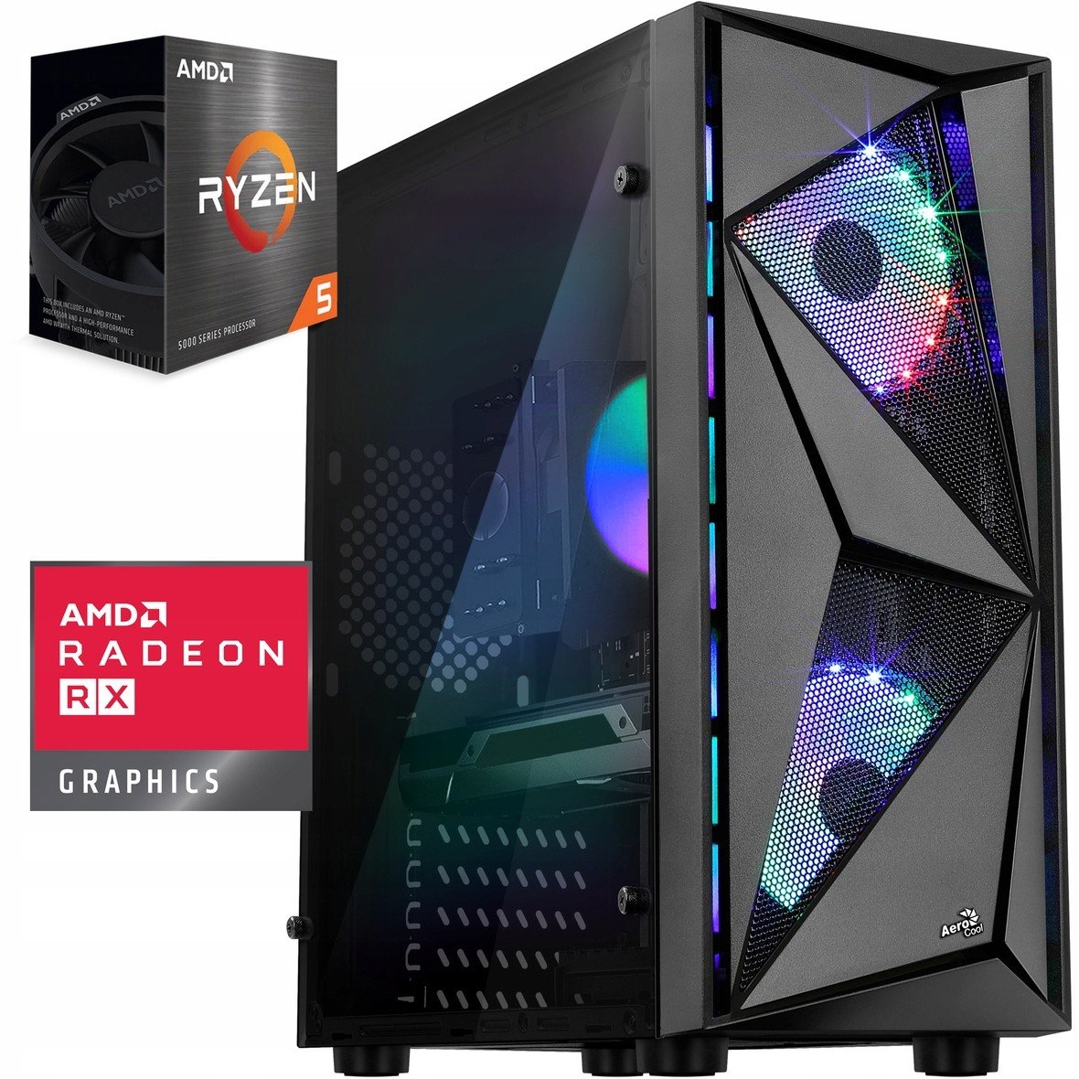 Počítač Ryzen 5 3600 Radeon Rx 16GB Ssd 512 Hra