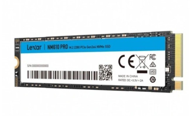 Lexar NM610 Pro 1TB M.2 PCIe NVMe Ssd disk