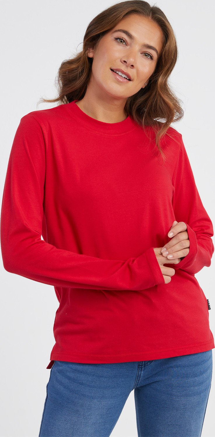 SAM 73 Dámské triko s dlouhým rukávem ZIRA Červená S