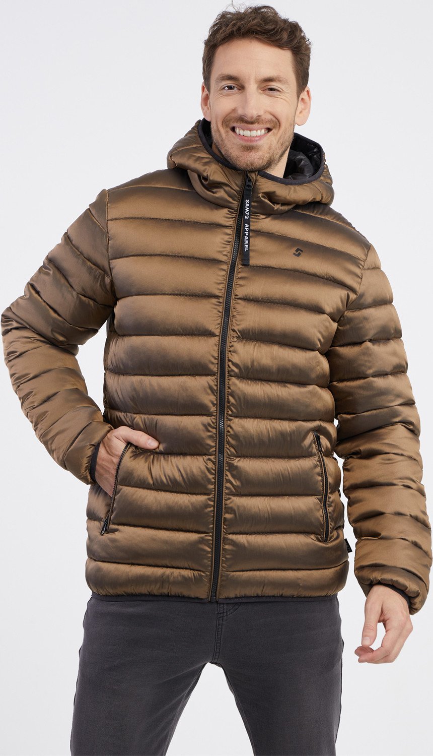 SAM 73 Pánská bunda SPIDER Hnědá S