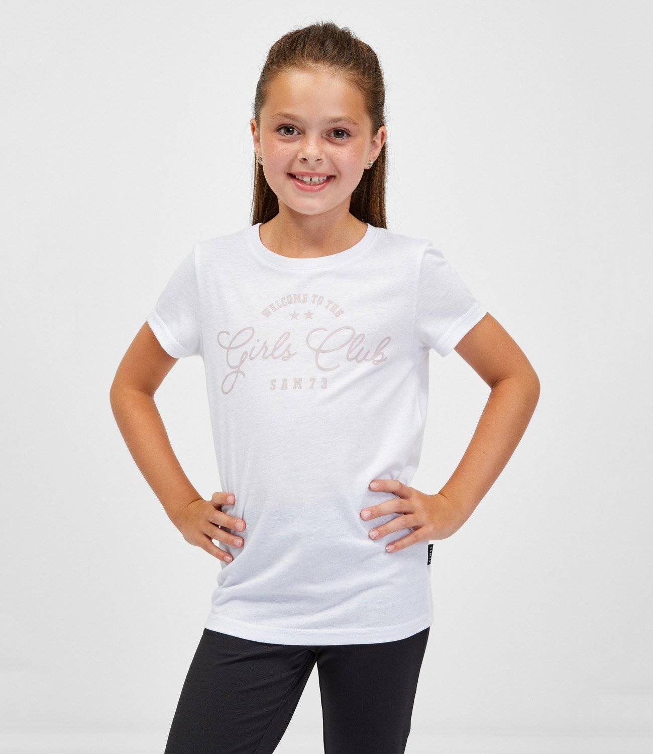 SAM 73 Dívčí triko JANLI Bílá 116