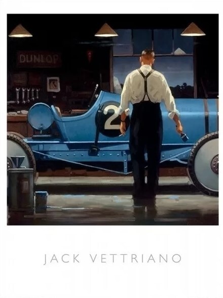 MIGNECO&SMITH Umělecký tisk Jack Vettriano - Birth Of A Dream, (40 x 50 cm)
