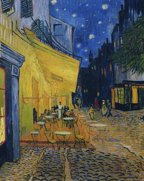 Gogh, Vincent van Gogh, Vincent van - Obrazová reprodukce Cafe Terrace, (30 x 40 cm)