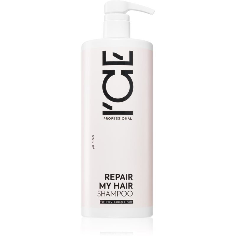 Natura Siberica ICE Professional Repair My Hair jemný čisticí šampon s keratinem 1000 ml