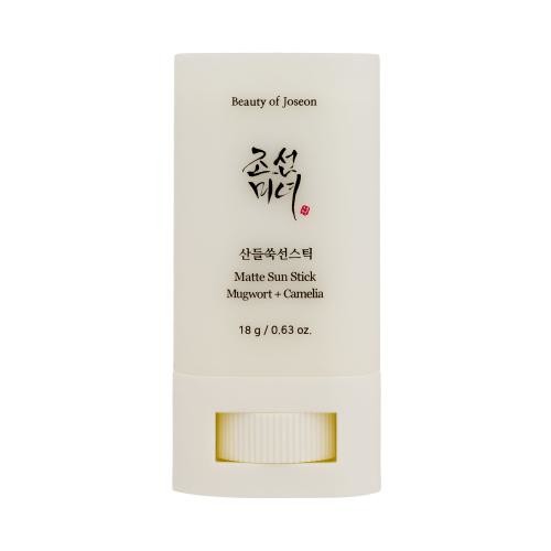 Beauty of Joseon Mugwort + Camelia Matte Sun Stick SPF50+ 18 g zmatňující opalovací tyčinka na obličej pro ženy