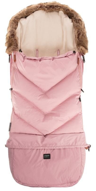 ZOPA Zopa Zimní fusak Fluffy Combi Old Pink