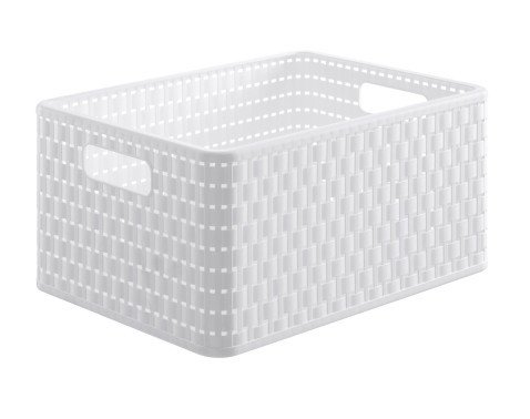 Úložný košík Country 18 l, bílý