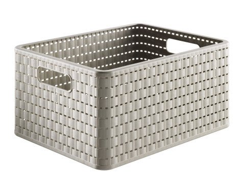 Úložný košík Country 18 l, cappuccino