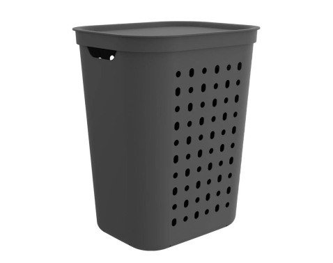 Koš na prádlo Jona 55 l, antracitový