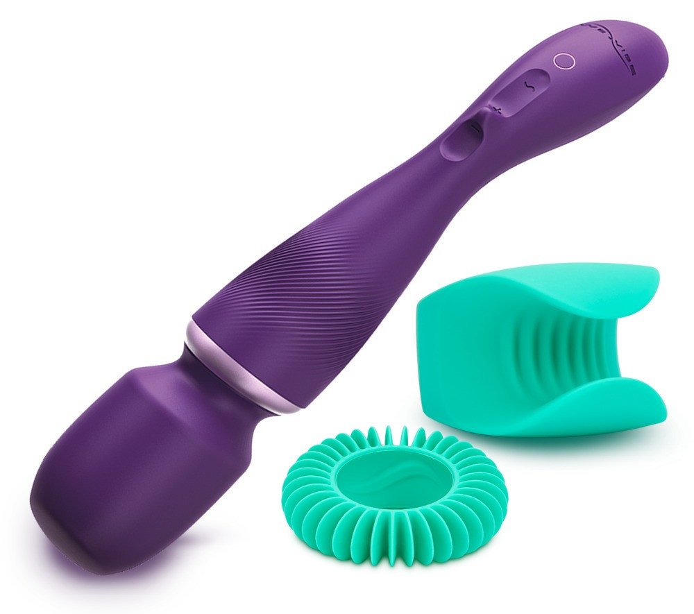 We-Vibe Wand - dobíjecí chytrý masážní přístroj (fialový)