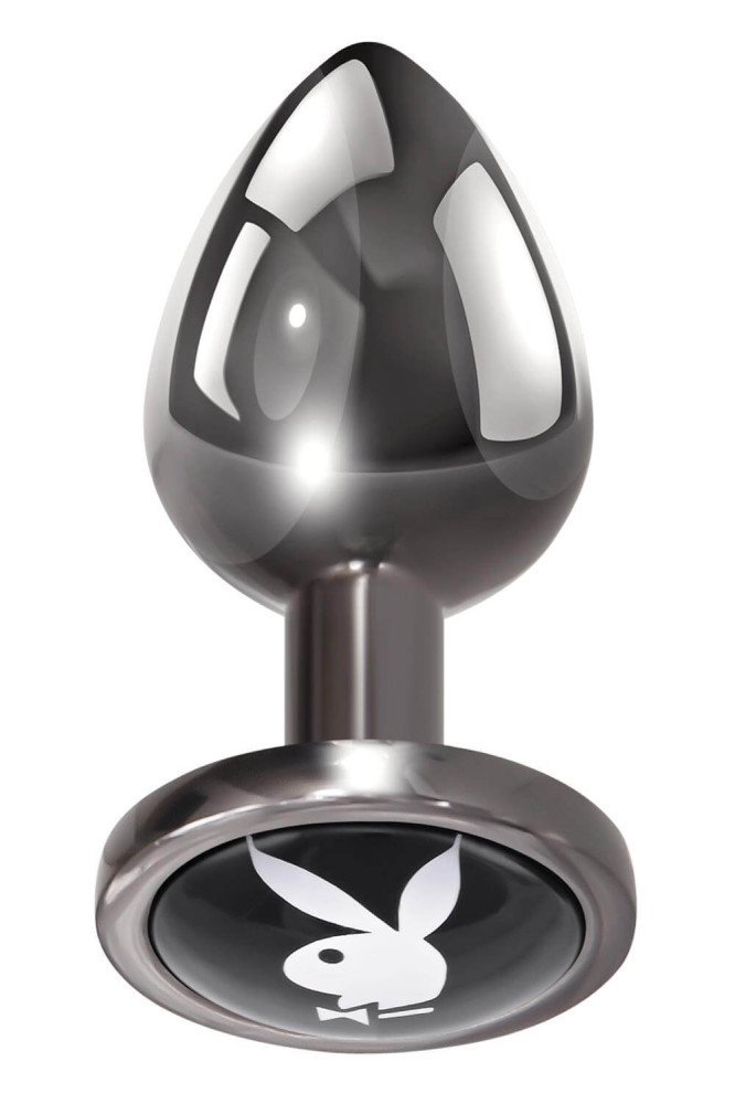 Playboy Tux - Anal Dildo - Small (Silver)