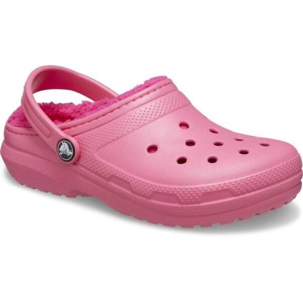 Crocs CLASSIC LINED CLOG T Dívčí nazouváky, růžová, velikost 19/20